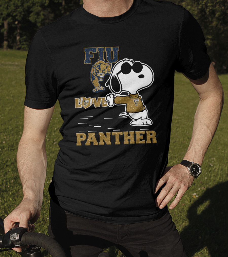 Snoopy FIU Love Panther T-Shirt