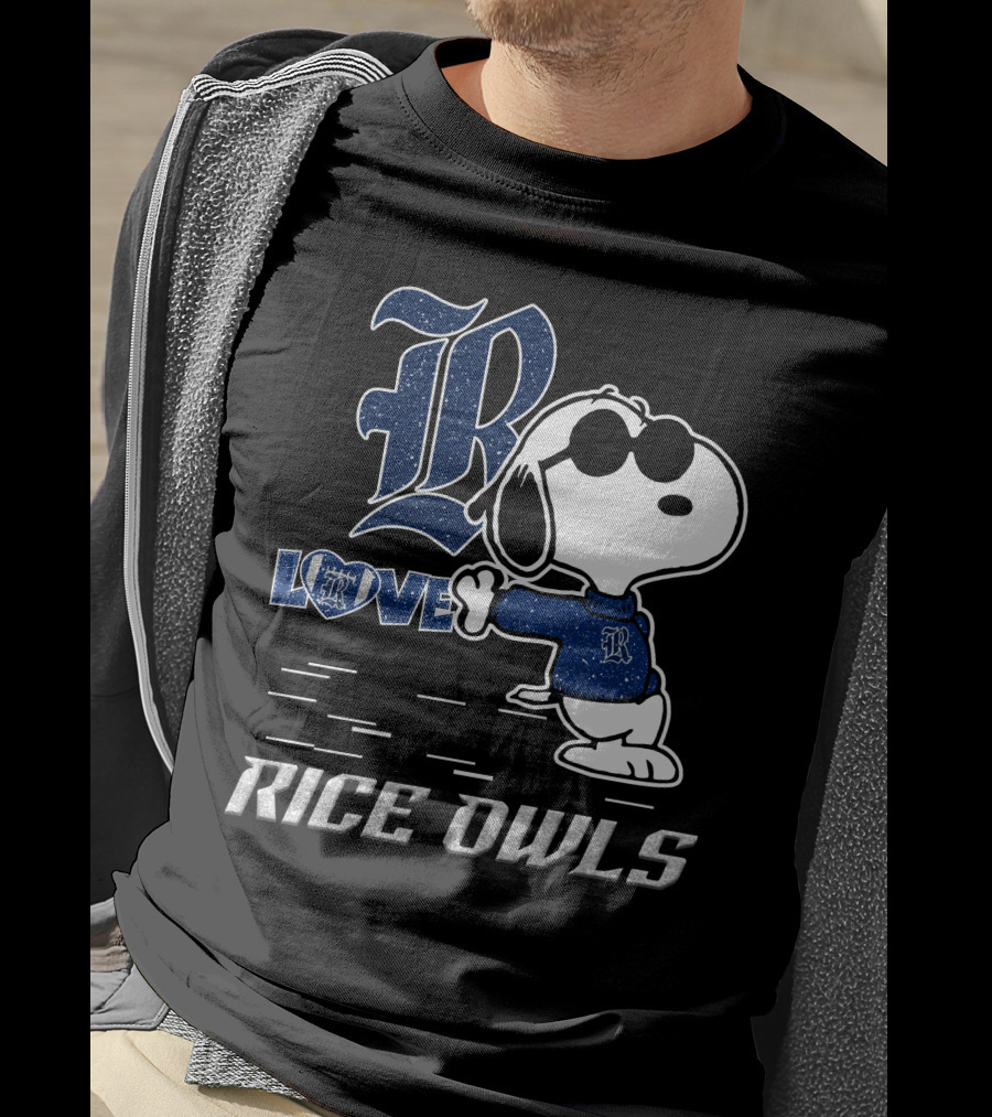 Snoopy Rice Owls Love T-Shirt