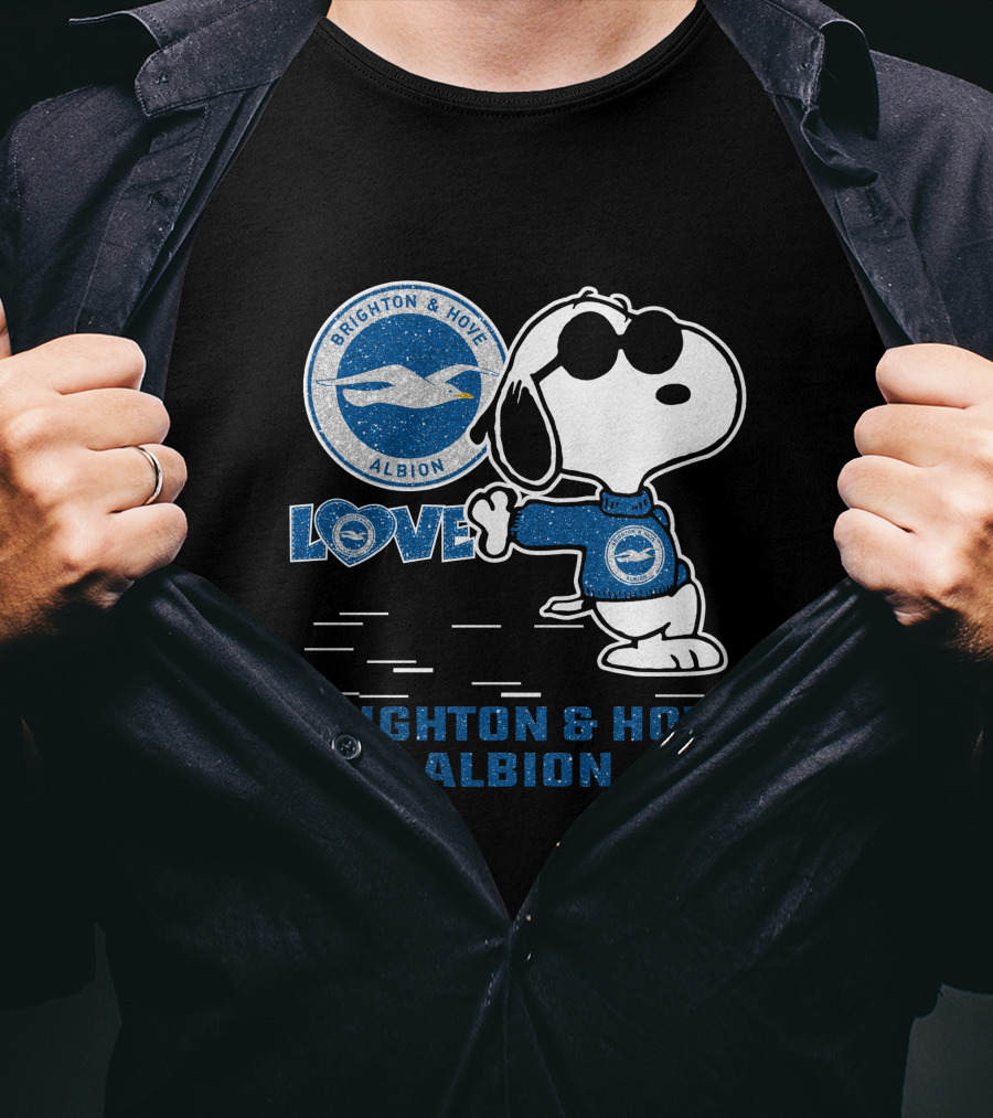 Snoopy Love Brighton & Hove Albion T-Shirt