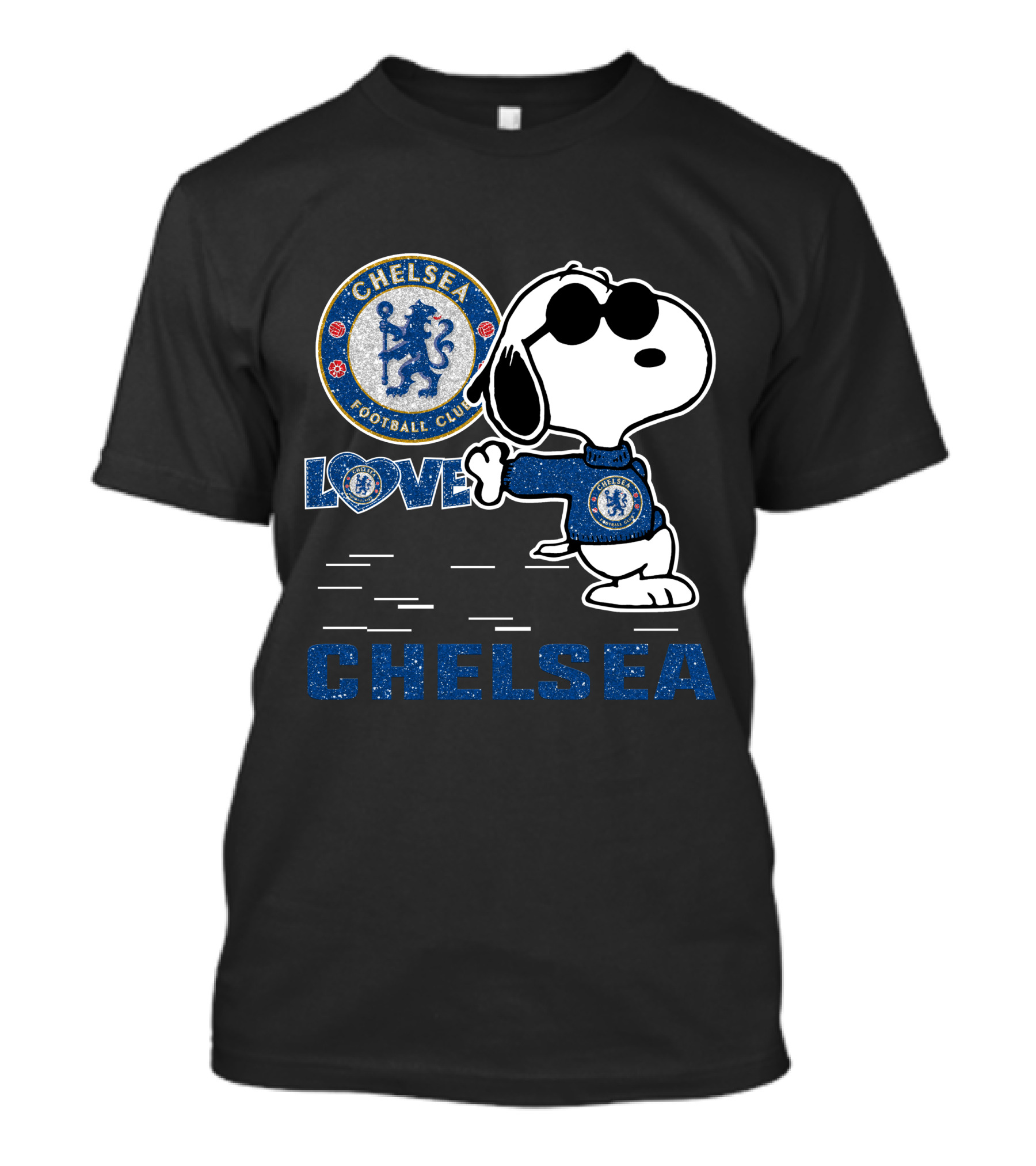 Snoopy Love Chelsea Football Club 131 T-Shirt