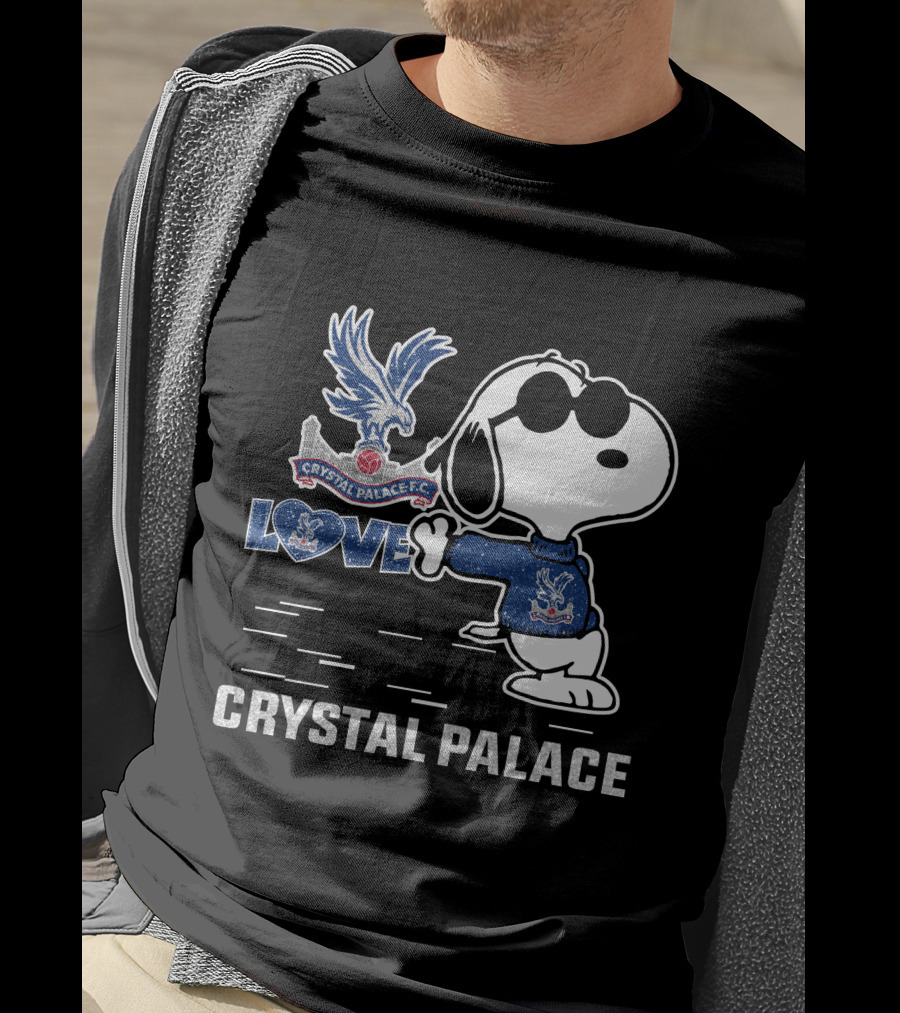 Snoopy Love Crystal Palace Fc Crystal Palace T-Shirt