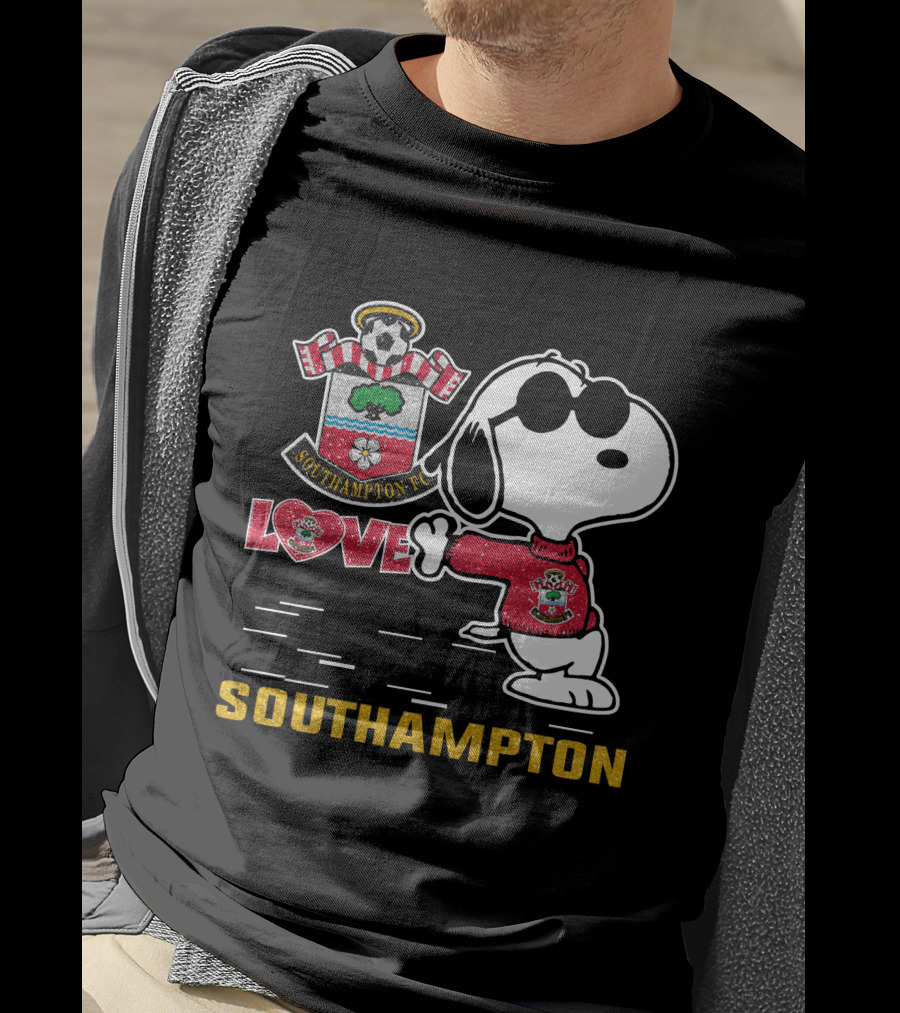 Snoopy Southampton Fc Love T-Shirt