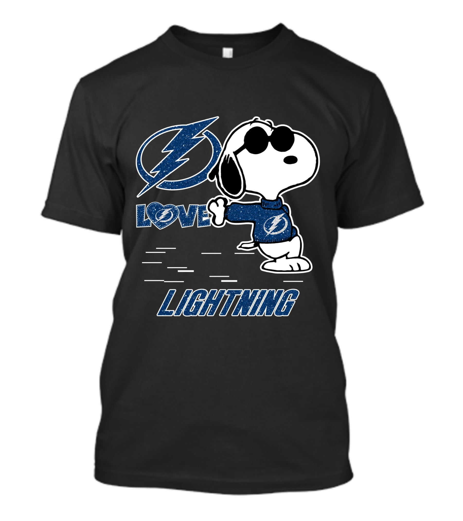 Snoopy Lightning Love Tampa Bay T-Shirt