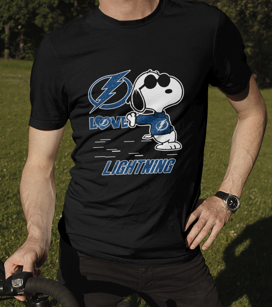 Snoopy Lightning Love Tampa Bay T-Shirt