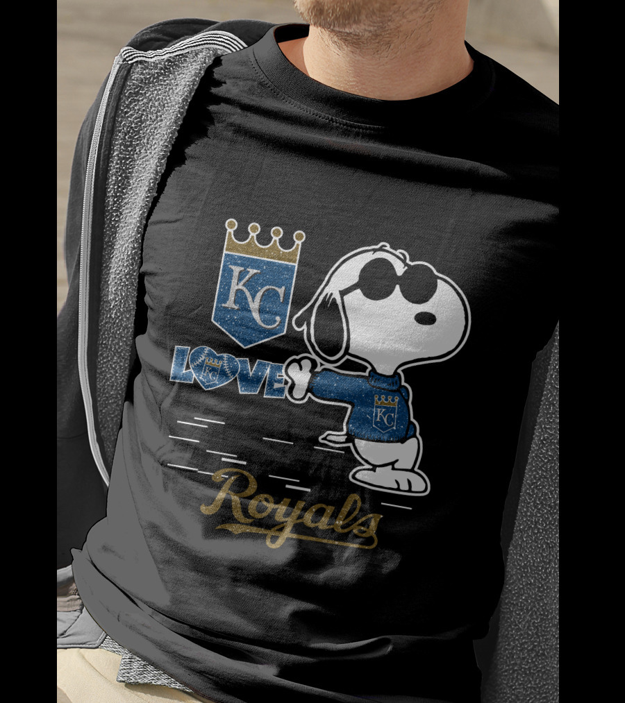 Snoopy KC Love Royals T-Shirt