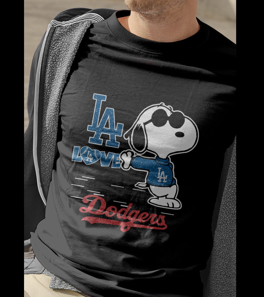 Snoopy LA Love Dodgers T-Shirt
