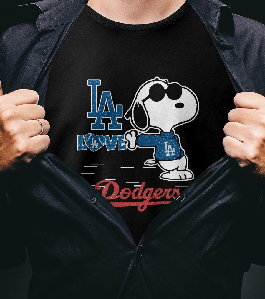 Snoopy LA Love Dodgers T-Shirt
