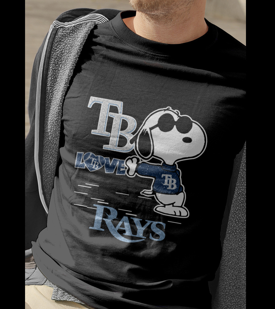 Snoopy TB Rays Love T-Shirt