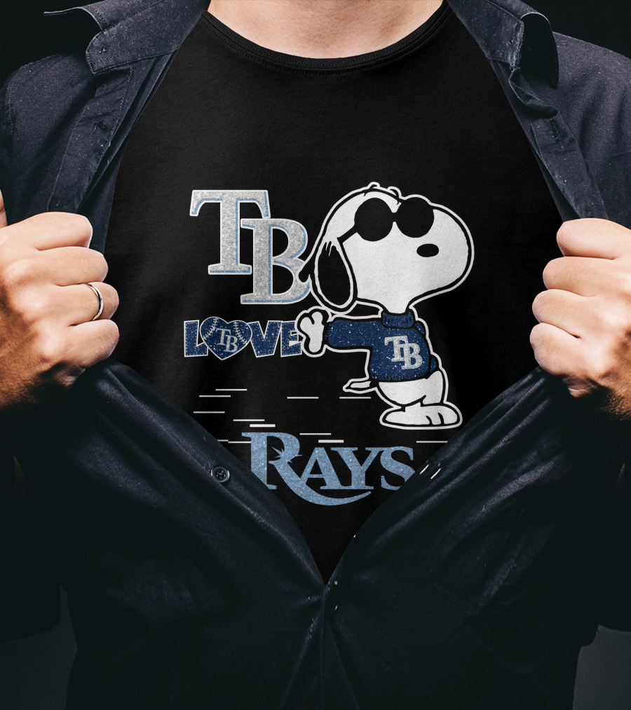 Snoopy TB Rays Love T-Shirt