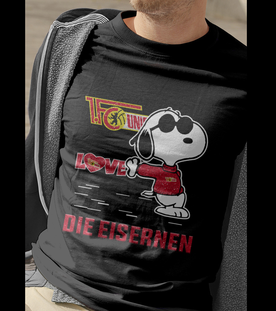 Snoopy Love 1. FC Union Berlin Die Eisernen T-Shirt