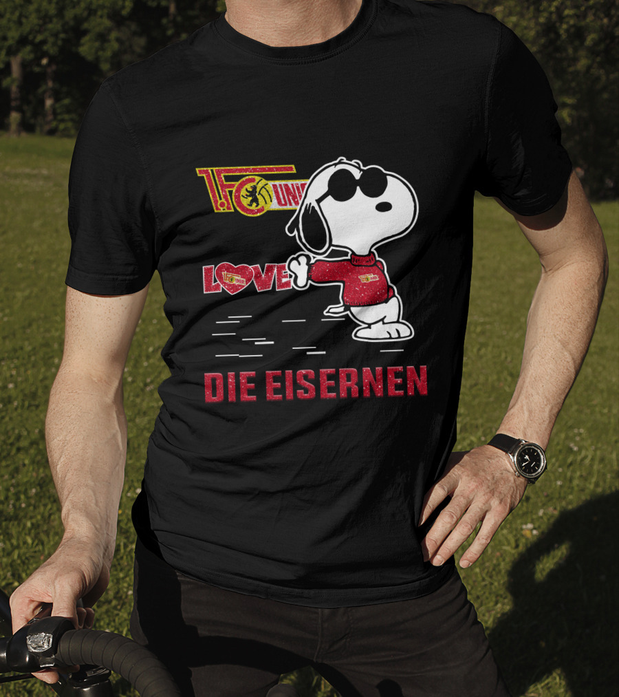 Snoopy Love 1. FC Union Berlin Die Eisernen T-Shirt