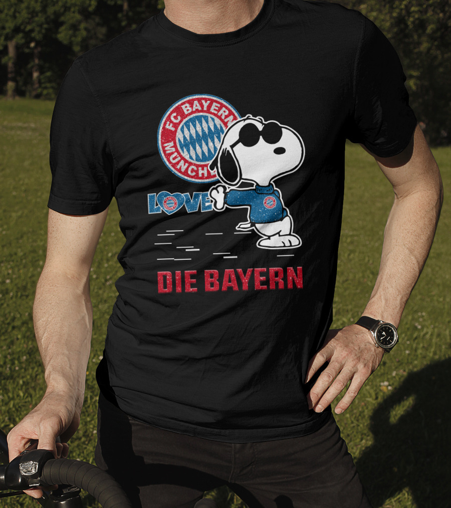 Snoopy Love FC Bayern München Die Bayern T-Shirt