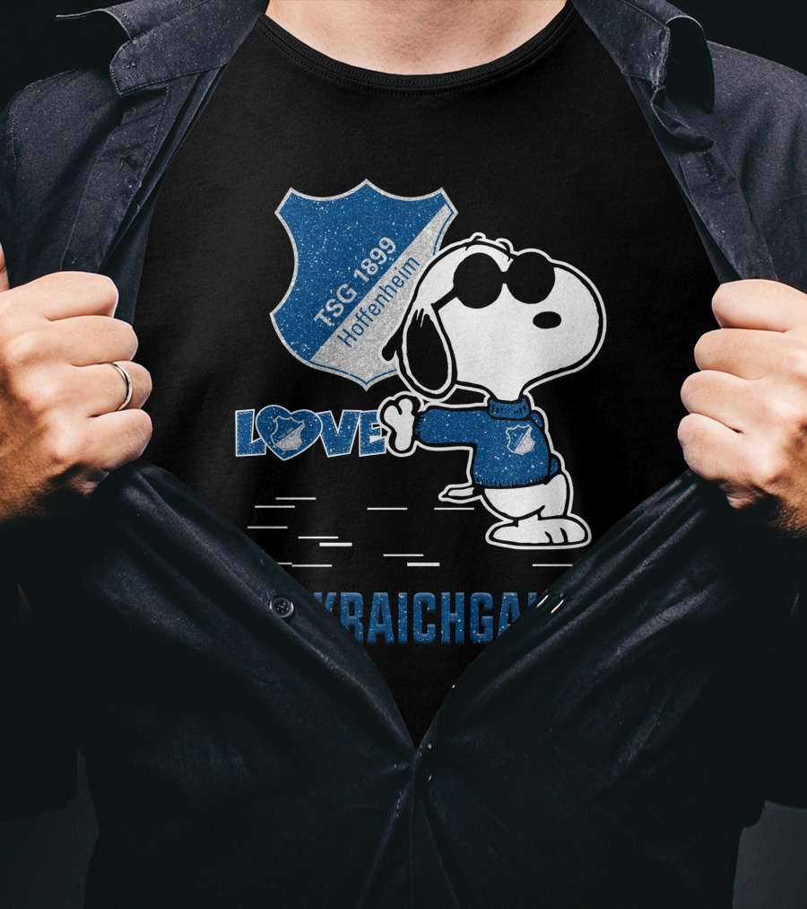 Snoopy Love TSG 1899 Hoffenheim Die Kraichgauer T-Shirt