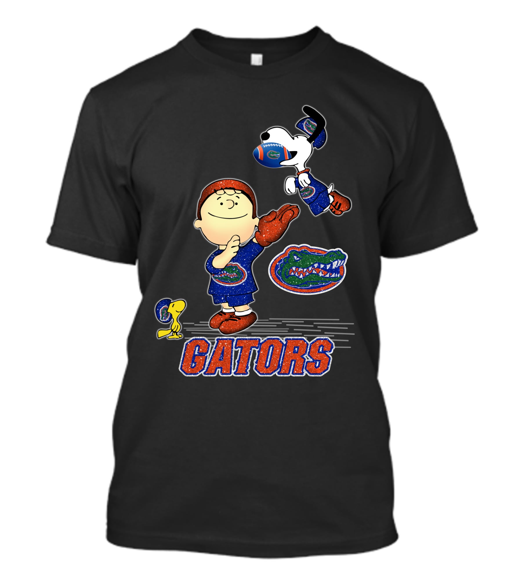 Snoopy Gators Football Florida Peanuts Characters T-Shirt