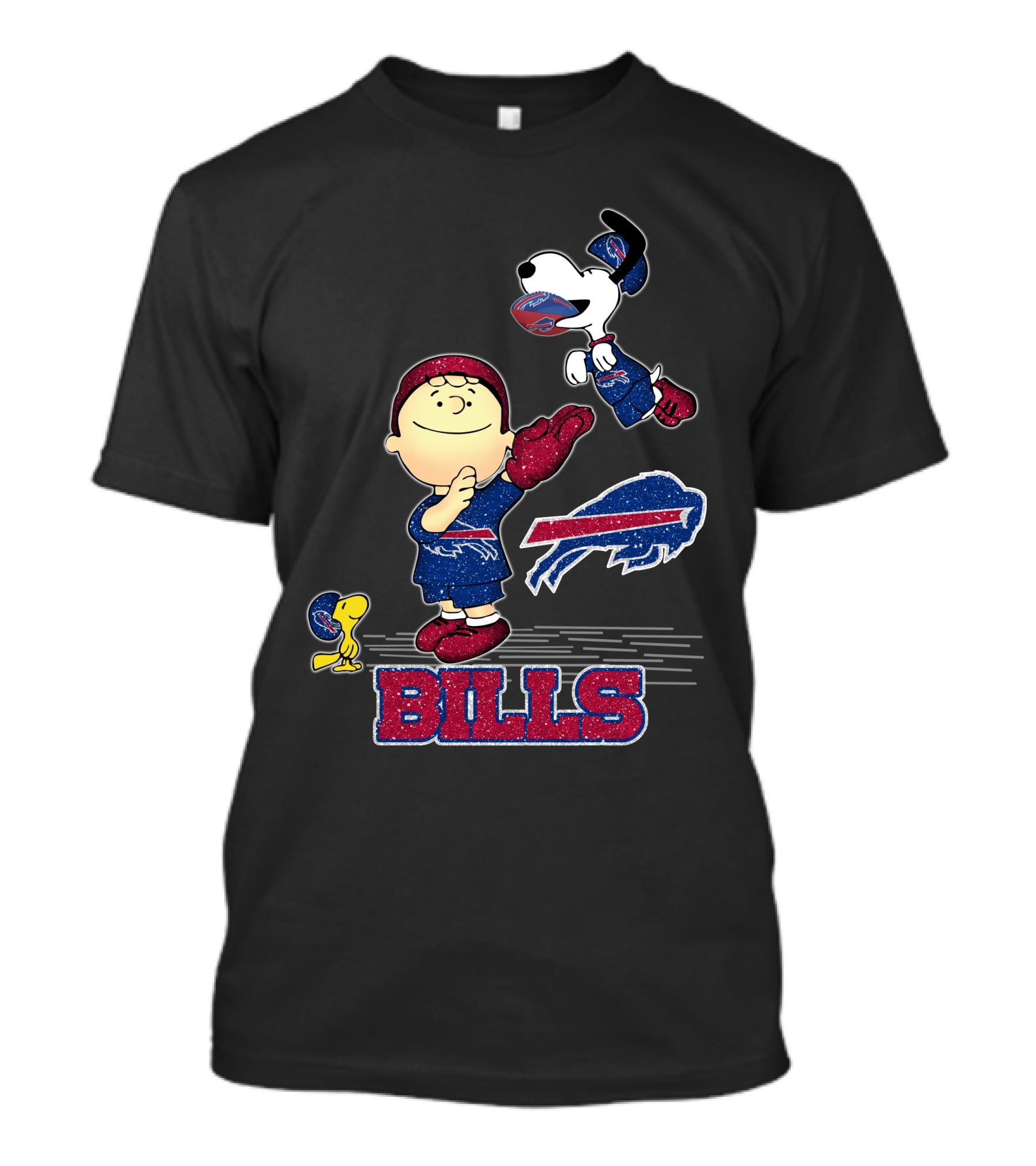 Snoopy Peanuts Buffalo Bills NFL Football Team T-Shirt