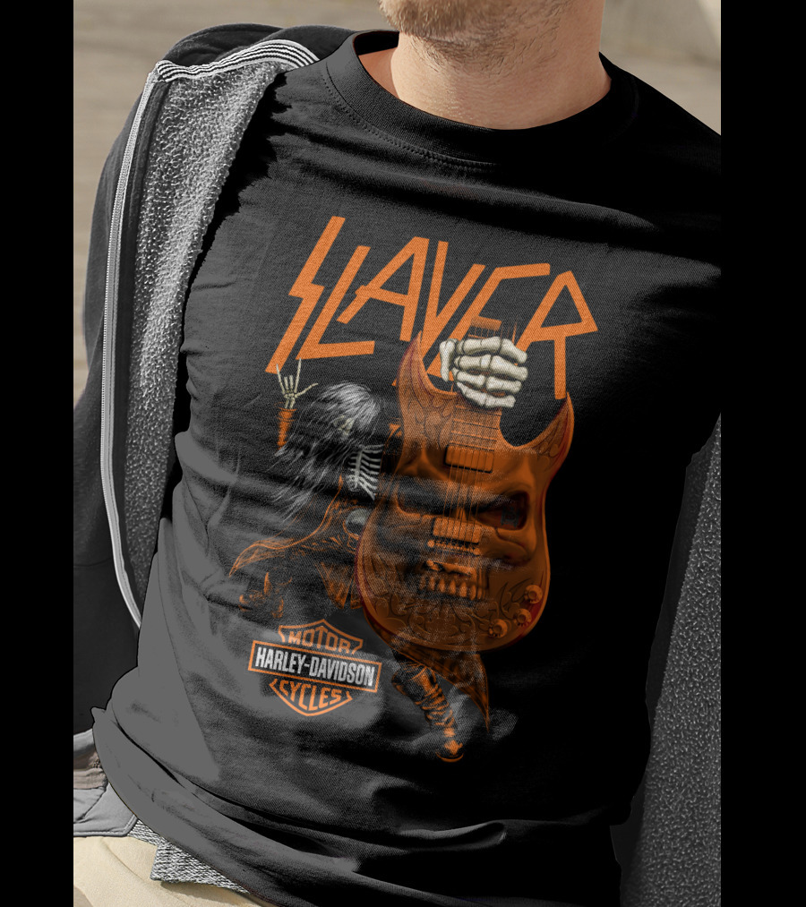 Slayer Harley Davidson Motor Cycles T-Shirt