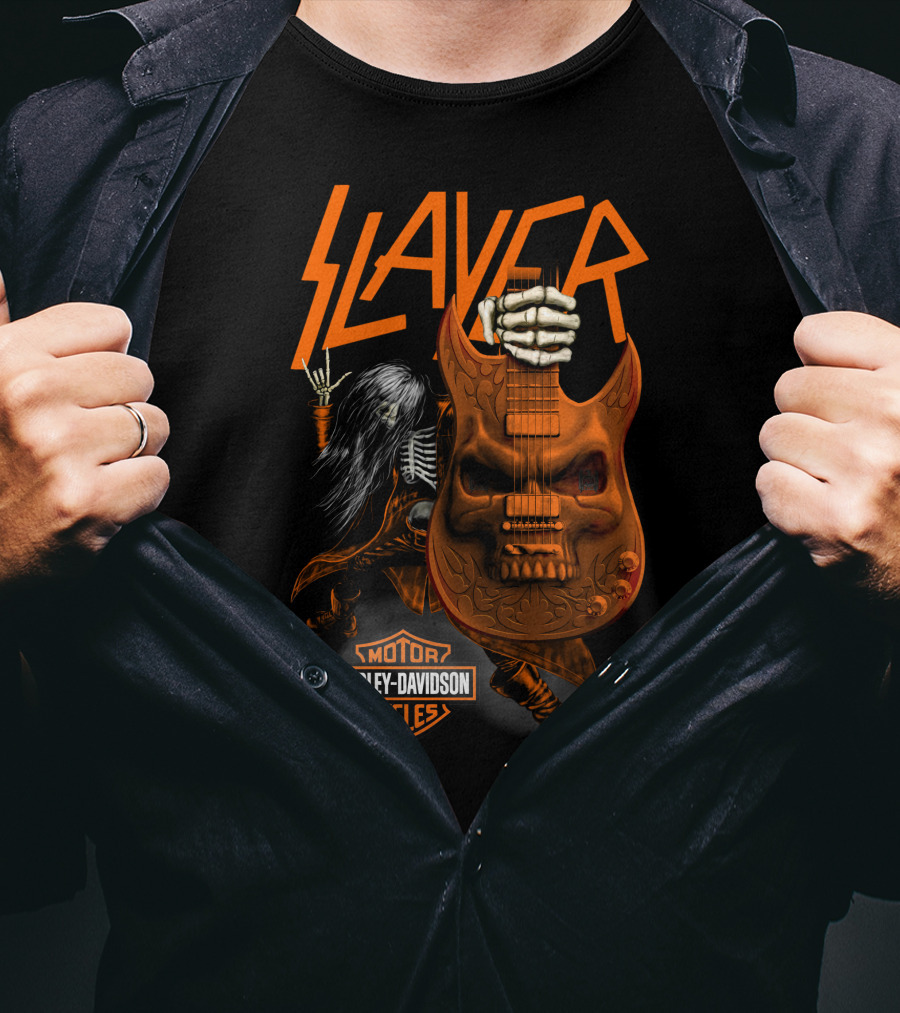 Slayer Harley Davidson Motor Cycles T-Shirt