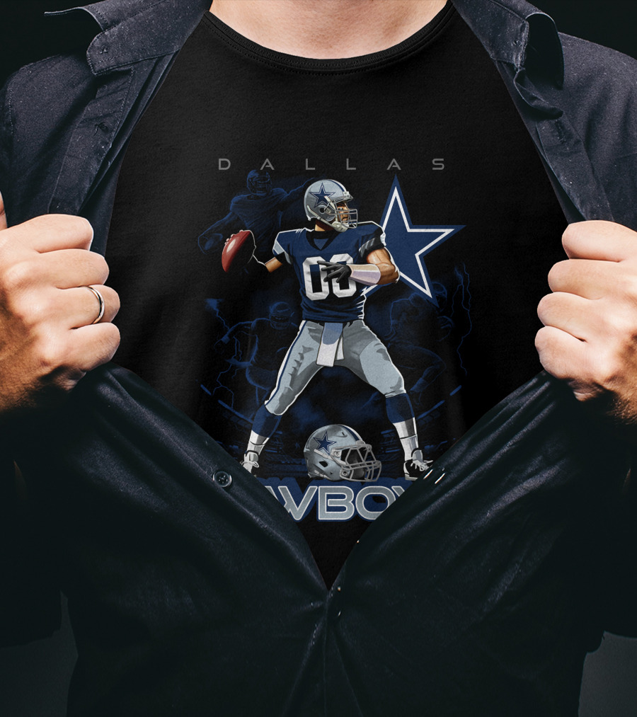 Dallas Cowboys Football Star Iconography T-Shirt