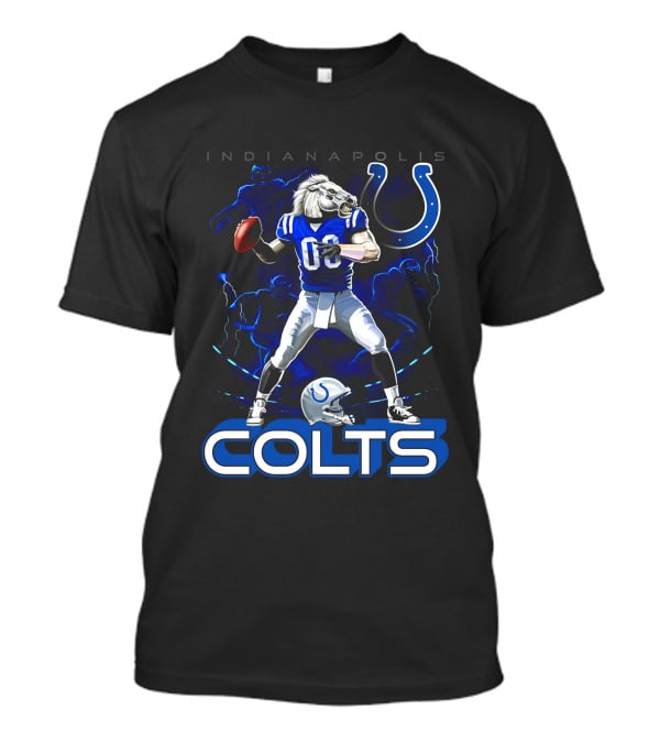 Indianapolis Colts Football Horse Quarterback 03 T-Shirt