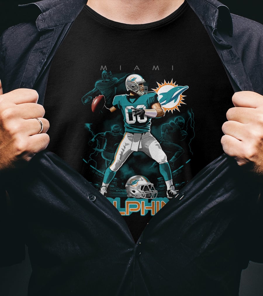 Miami Dolphins 13 Quarterback Football Legends T-Shirt