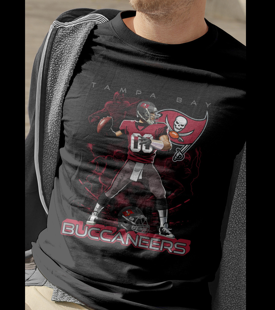 Tampa Bay Buccaneers Football Quarterback T-Shirt