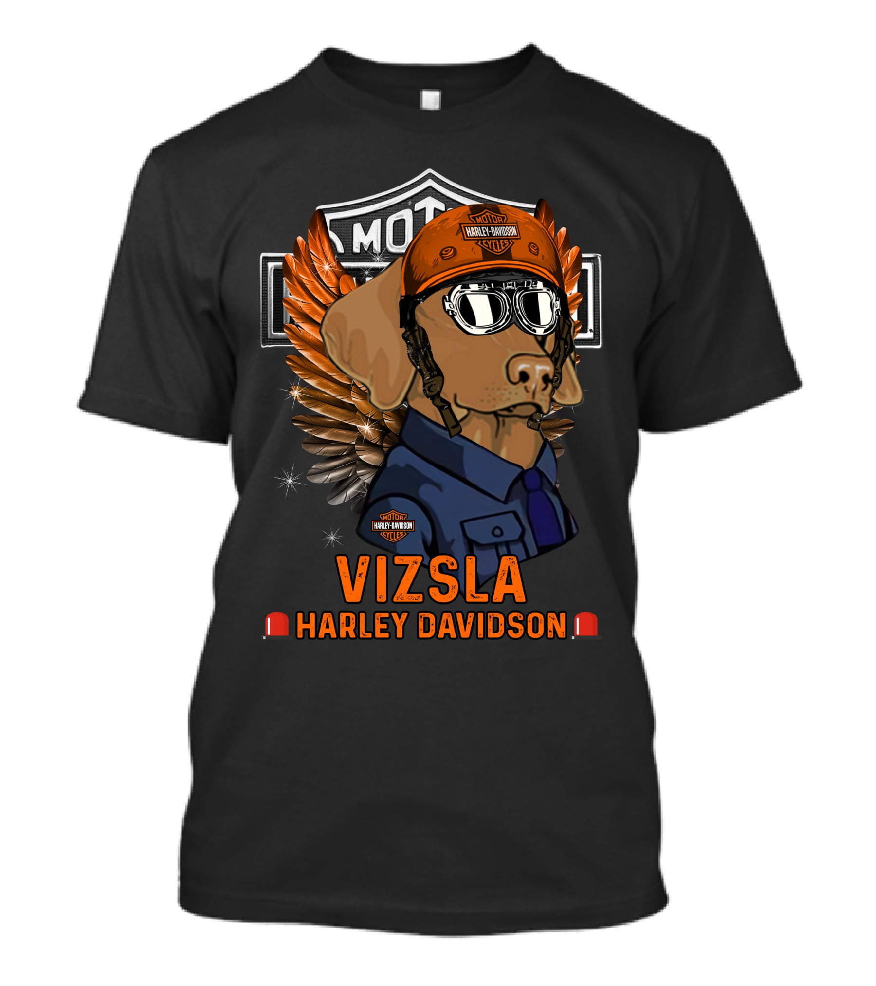 Vizsla Harley Davidson Motorcycles 140 T-Shirt