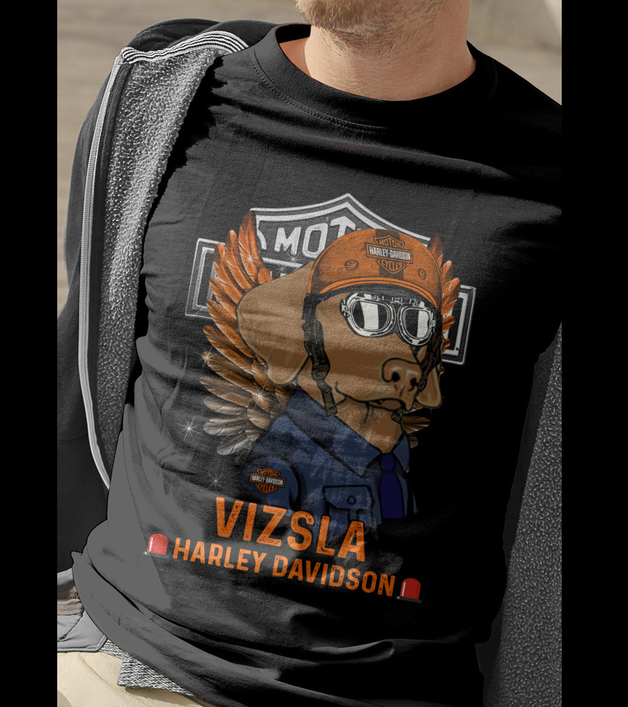 Vizsla Harley Davidson Motorcycles 140 T-Shirt