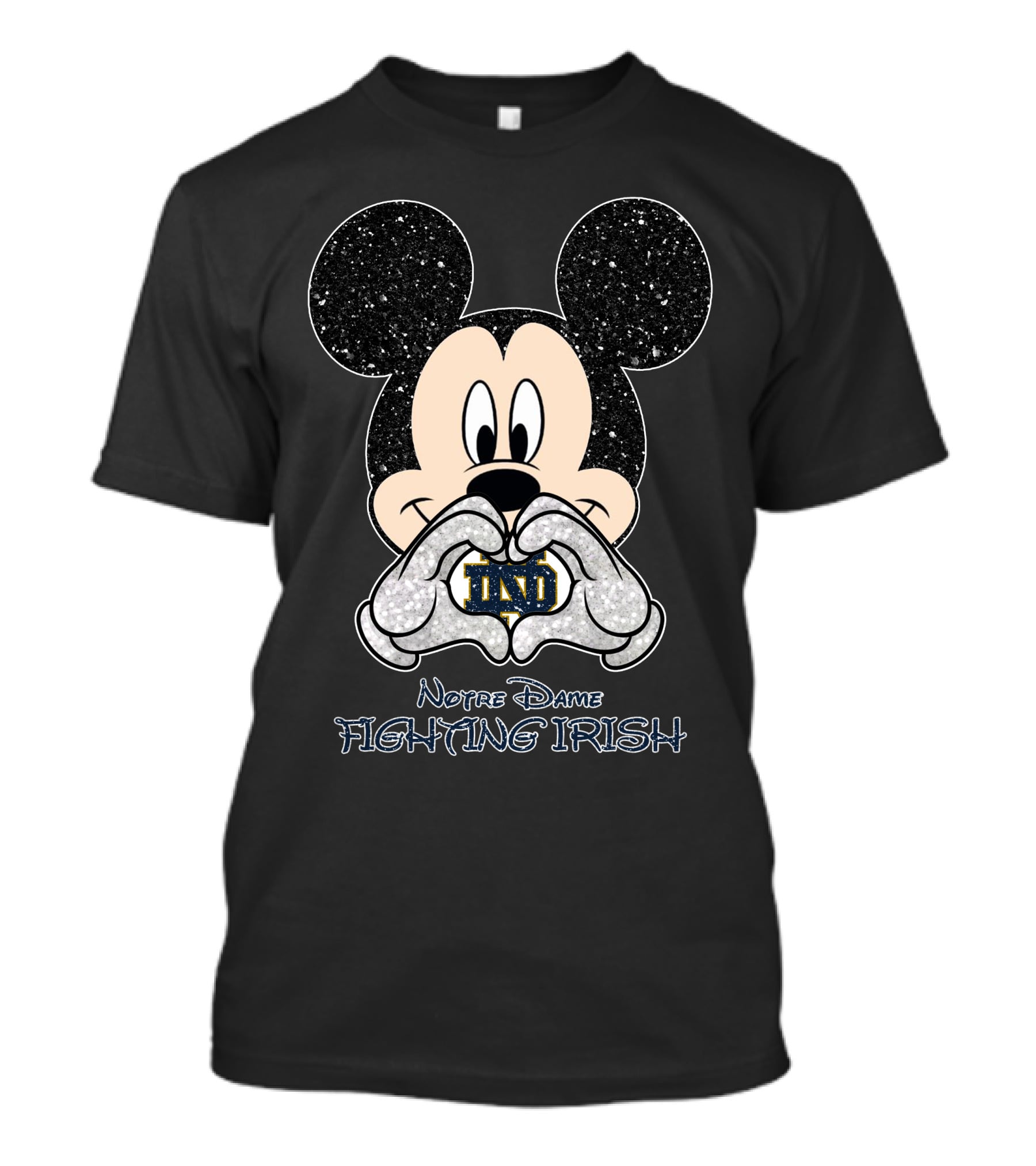 Mickey Heart ND Notre Dame Fighting Irish T-Shirt