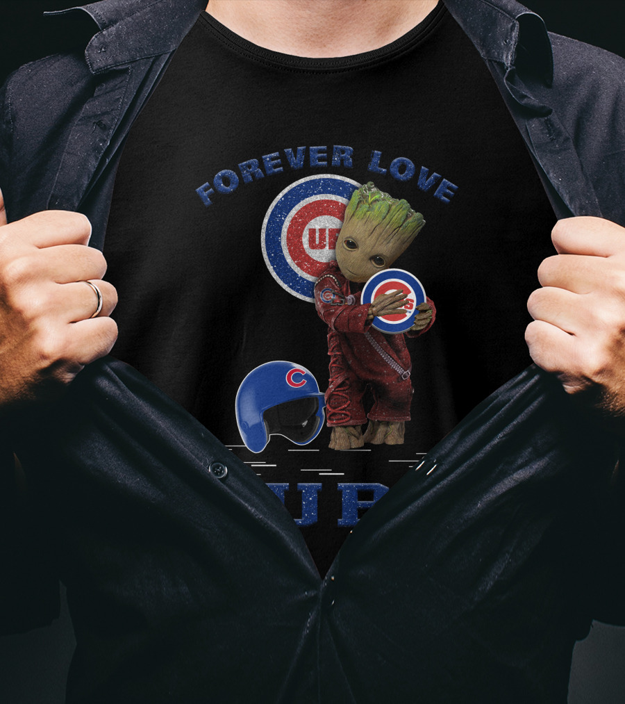 Forever Love Cubs MLB Groot Fan T-Shirt