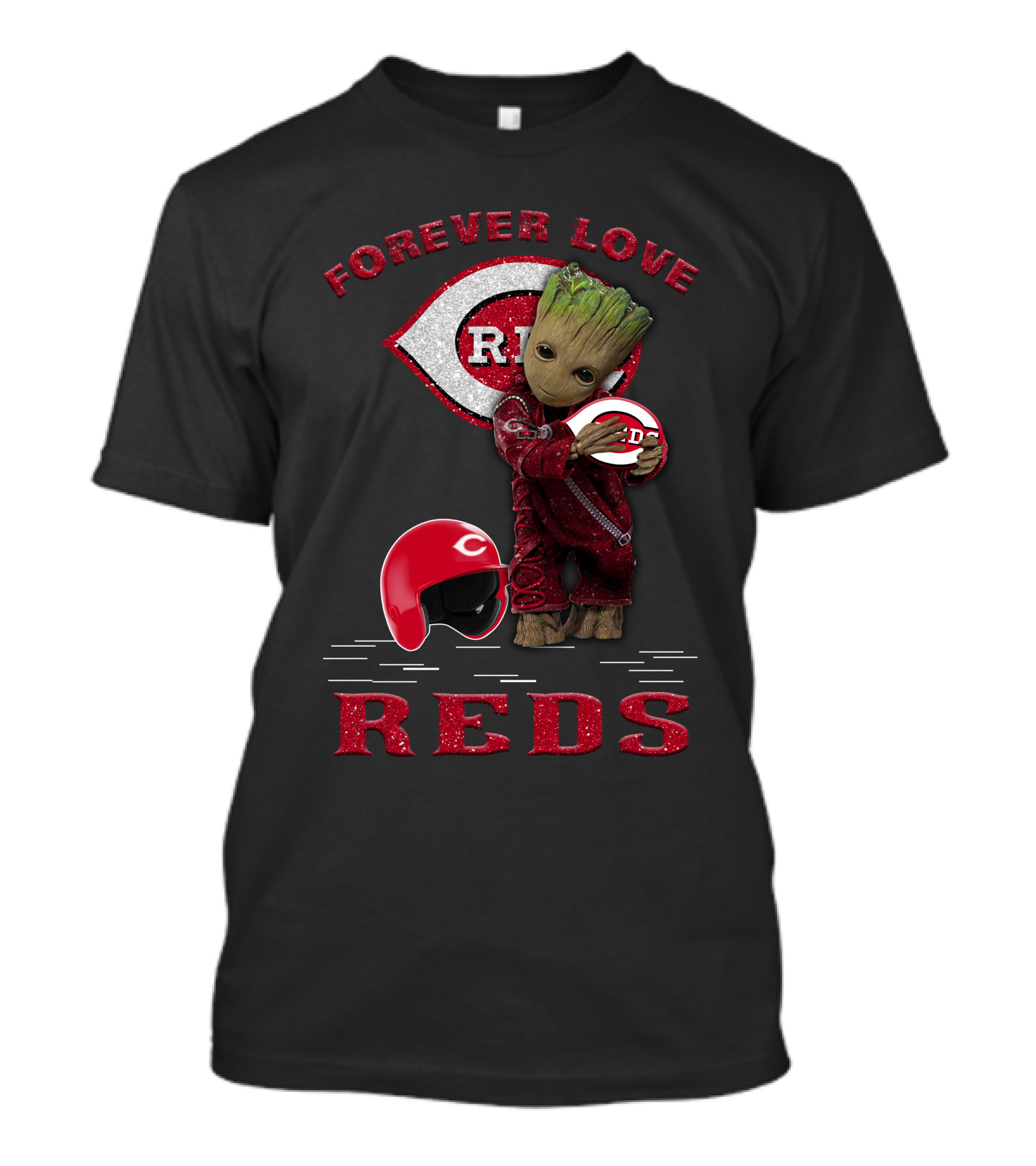 Forever Love Reds MLB Cincinnati Groot Fans T-Shirt