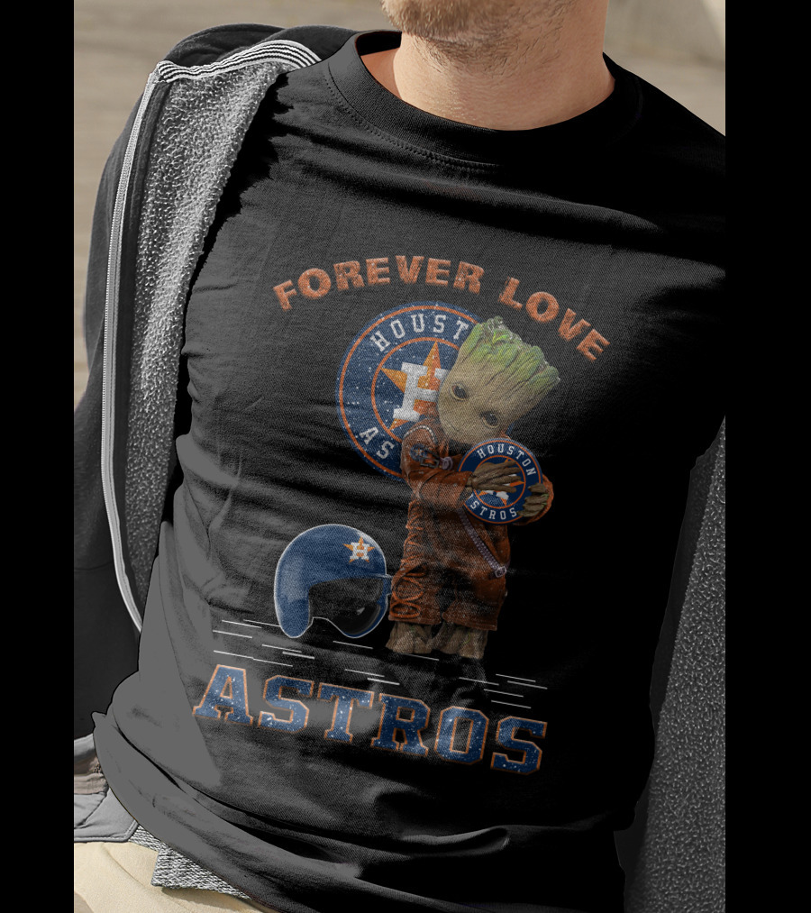 Forever Love Houston Astros MLB Fans Groot T-Shirt