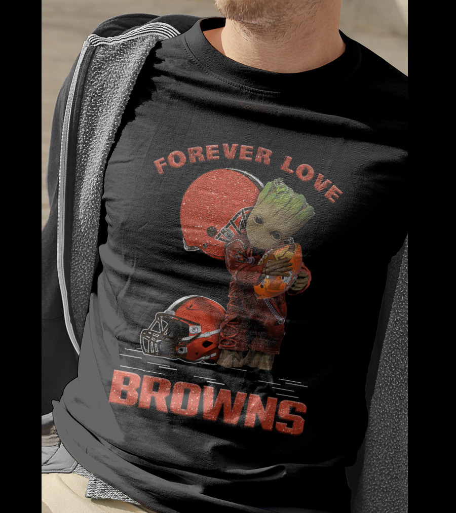 Forever Love Browns Groot Football T-Shirt