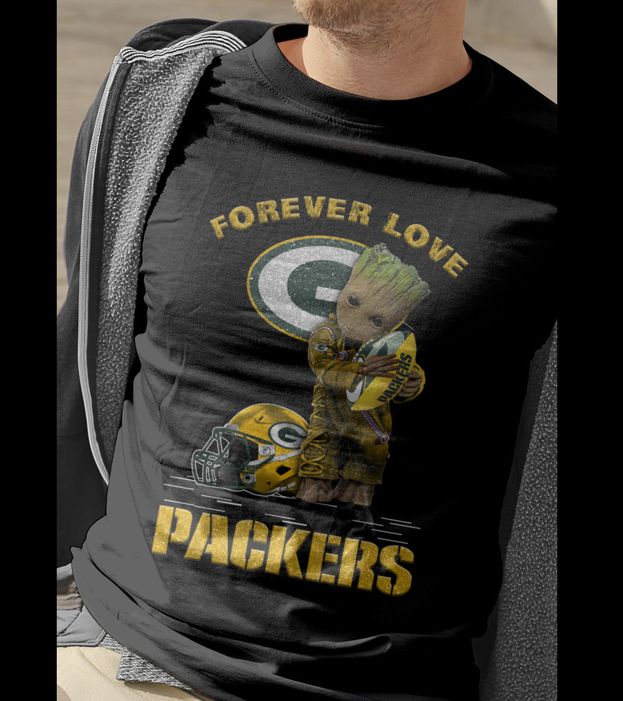 Forever Love Packers Groot Green Bay T-Shirt