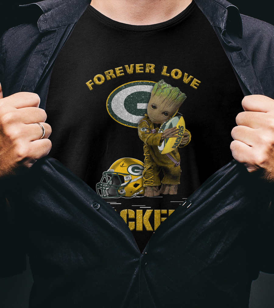 Forever Love Packers Groot Green Bay T-Shirt