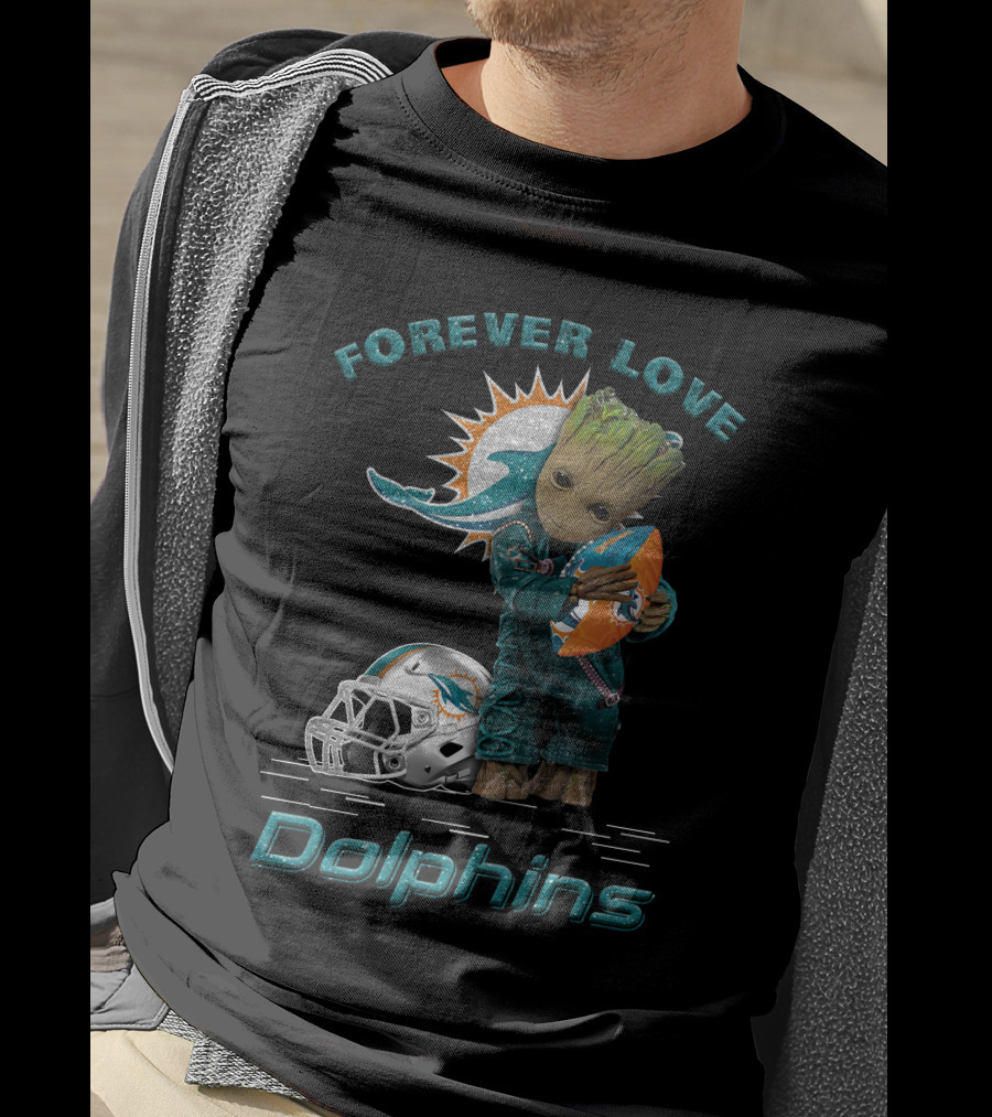 Forever Love Dolphins Groot Miami T-Shirt