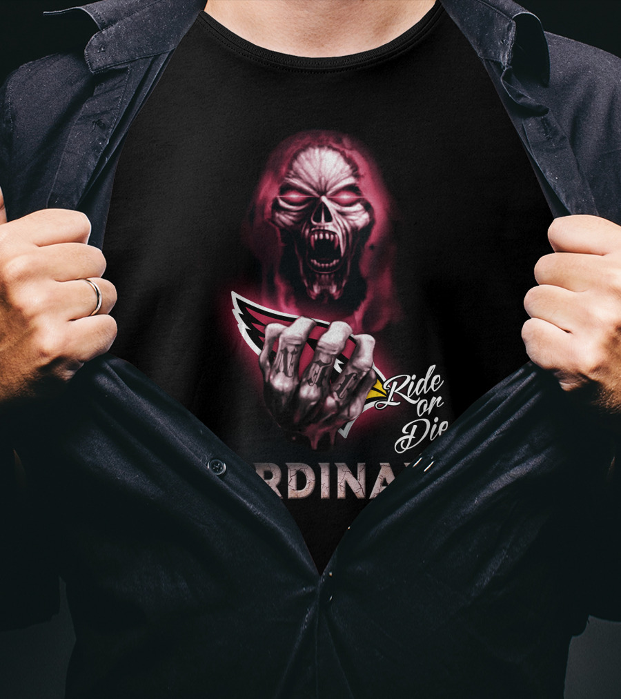 Nfl Arizona Cardinals Ride Or Die Fan 146 Hd0001 T-Shirt