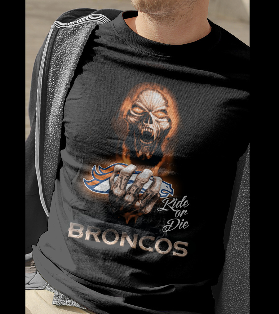 Nfl Denver Broncos Ride Or Die 146 Hd0010 T-Shirt