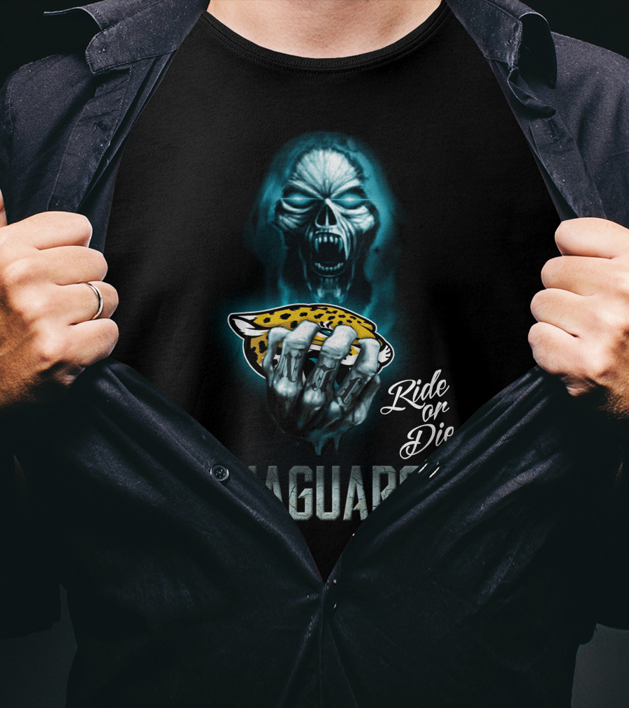 Jaguars Ride Or Die Nfl Jacksonville Jaguars 146 Hd0015 T-Shirt