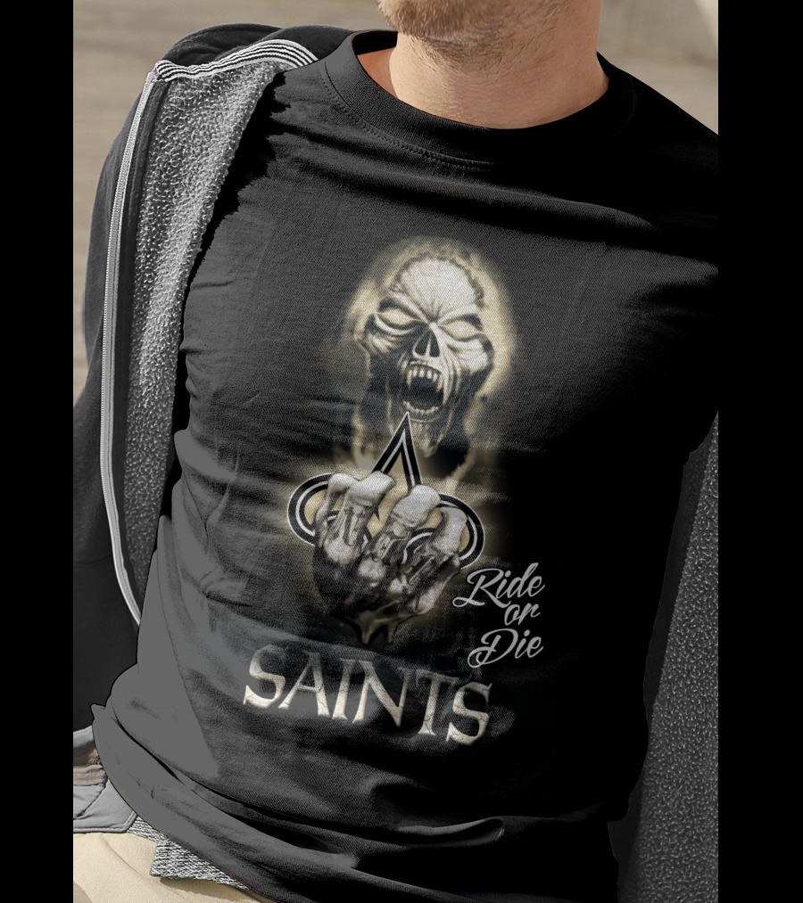 Nfl New Orleans Saints Ride Or Die 146 Hd0023 T-Shirt