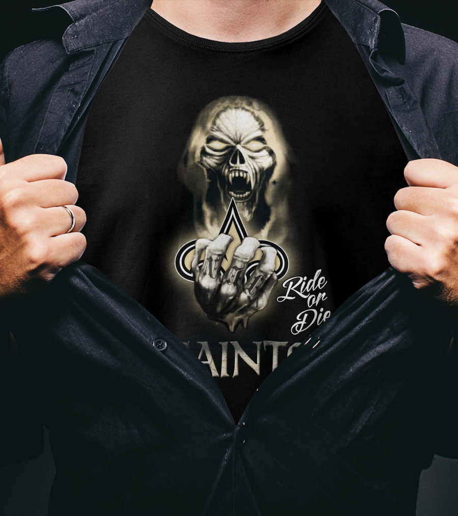 Nfl New Orleans Saints Ride Or Die 146 Hd0023 T-Shirt