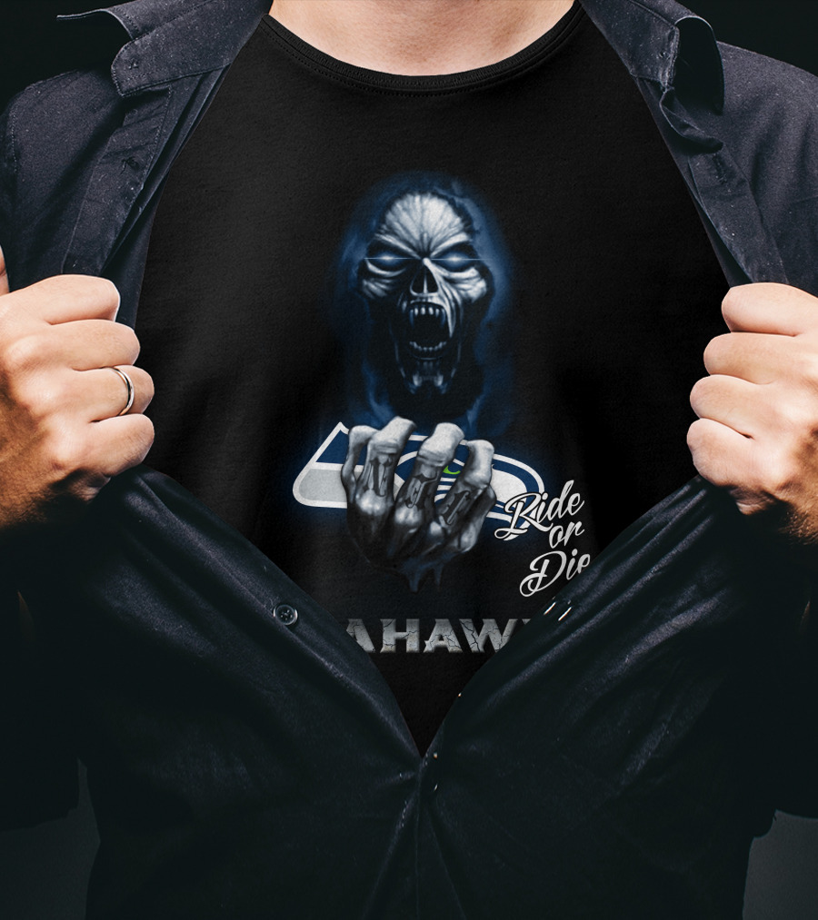Seattle Seahawks Nfl Ride Or Die 146 Hd0029 T-Shirt
