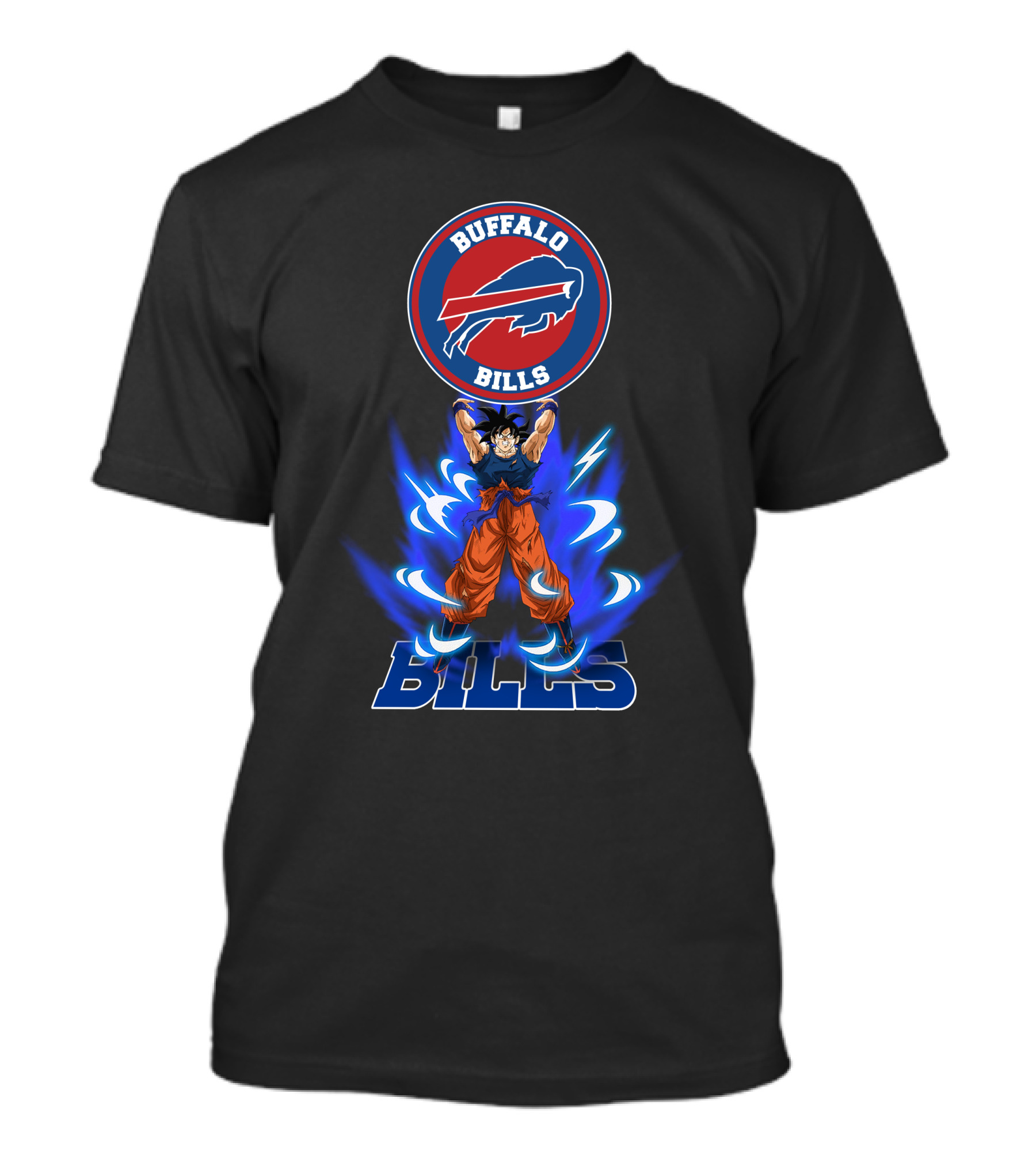 Buffalo Bills US BUB2093 Anime Fusion Power Up T-Shirt