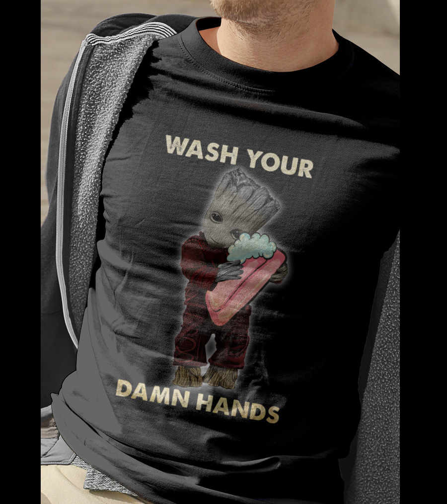 Wash Your Damn Hands G Hug Soap T-Shirt