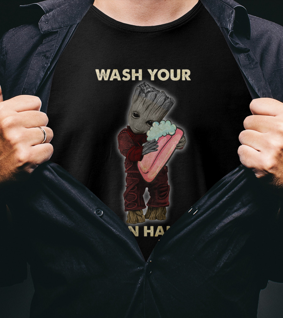 Wash Your Damn Hands G Hug Soap T-Shirt