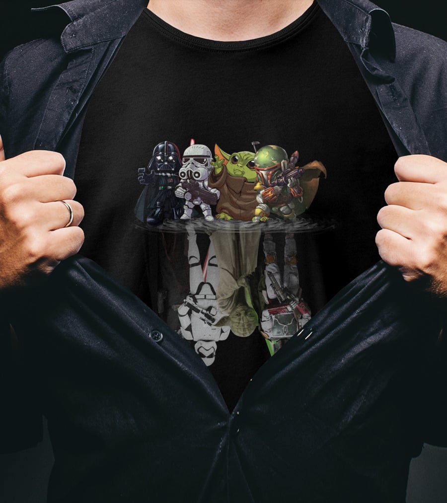 Warrior Collection: Star Wars Characters Reflection T-Shirt