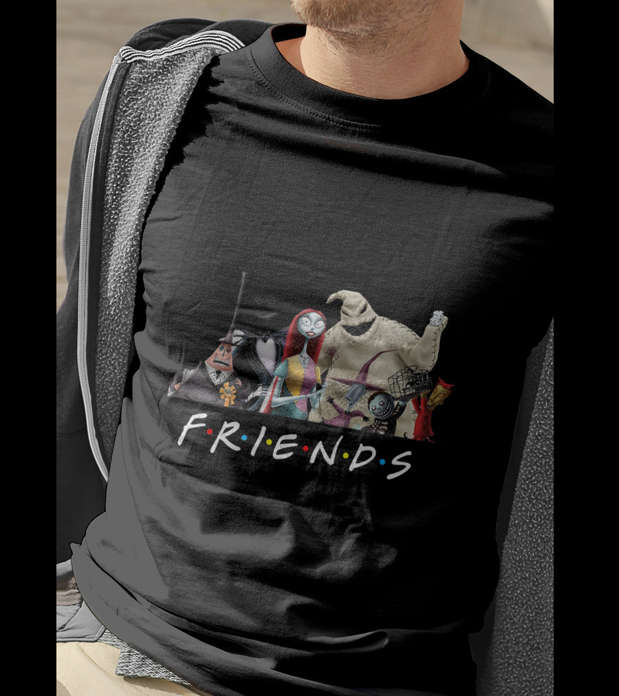 Friends Jack Sally Nightmare Before Christmas T-Shirt