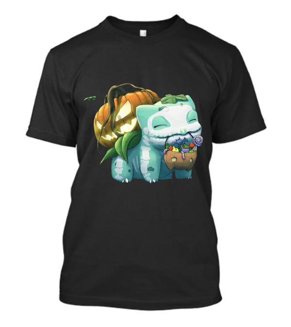 Halloween Pumpkin Bulbasaur Trick-or-Treat T-Shirt