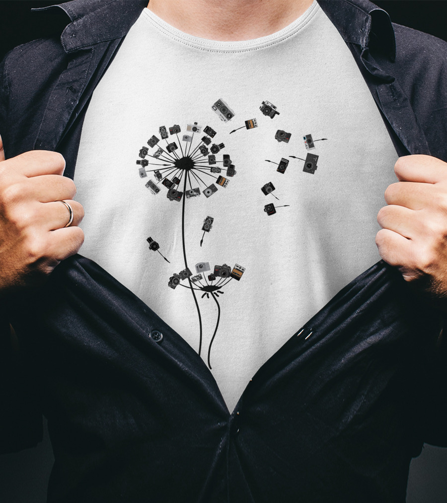 Camera Collection Dandelion T-Shirt