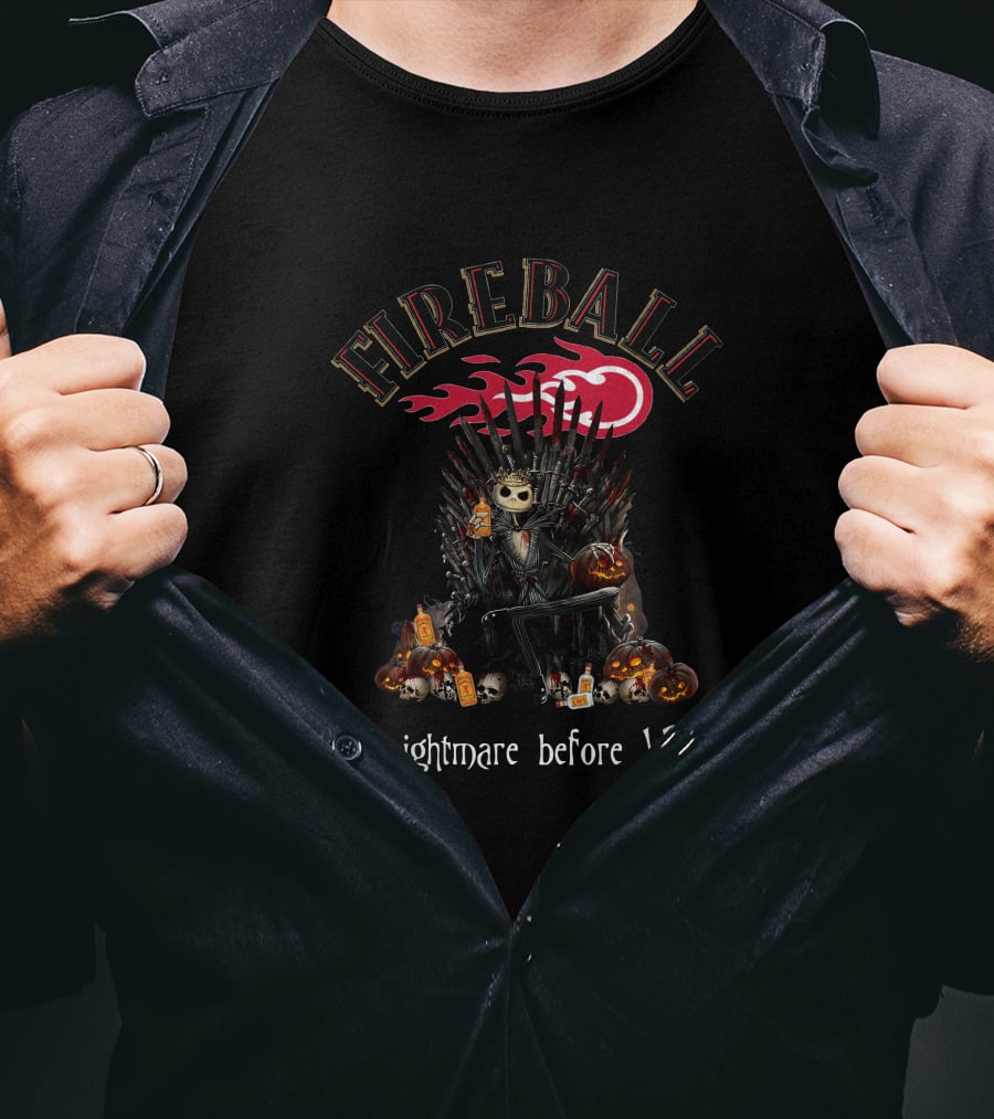 FIREBALL The Nightmare Before Whisky T-Shirt