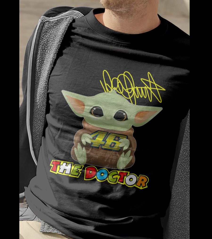 Valentino Rossi Baby Yoda The Doctor 46 T-Shirt